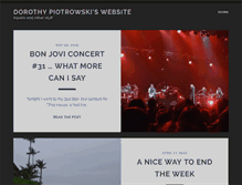 Tablet Screenshot of dorothyp.com